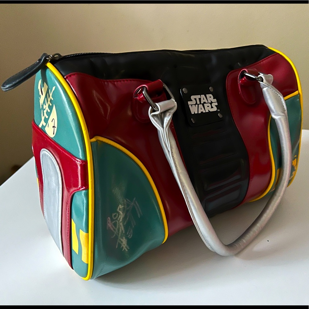 Star Wars Boba Fett Large Barrel Bowler Purse - Preowned